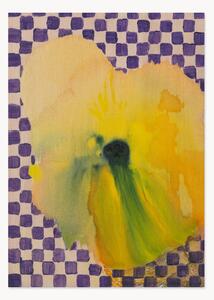 Stampa digitale Flower with Checks 02
