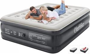Materasso gonfiabile queen size con sistema di pompaggio elettrico - Materasso autogonfiabile per il campeggio e l'uso in casa