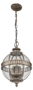 Kichler KL-HALLERON-8M-BU -Lampadario da esterno a catena HALLERON 3xE14/40W/230V IP44