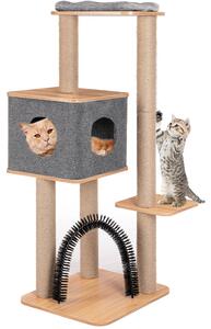 Tiragraffi Albero 1 Cuccia Coperta Casa Rifugio Graffiatoio Pallina Gatti Felini