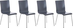 Set di 4 sedie per sala d'attesa PEPE
