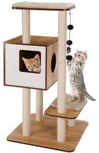 Tiragraffi Albero Rifugio Graffiatoio 3 Palline 1 Cuccia Coperta Gatti Felini