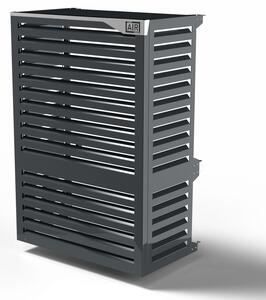 Copri Condizionatore 105x150x65 cm in Alluminio a Parete Big Blade VL Antracite