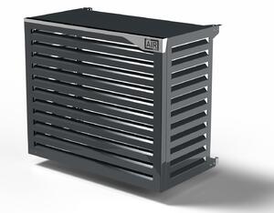 Copri Condizionatore 115x95x67 cm in Alluminio a Parete Big Blade XL Antracite