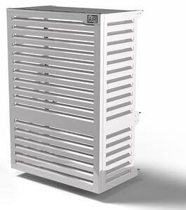 Copri Condizionatore 105x150x65 cm in Alluminio a Parete Big Blade VL Bianco