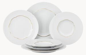 Servizio di piatti in porcellana Sonetto, 2 persone, 6 pz