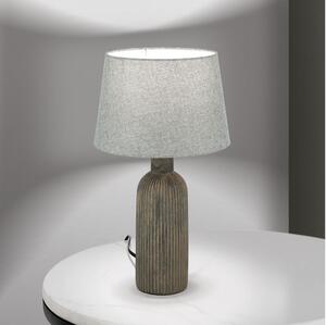 Orion LA 4-1226 - Lampada da tavolo ORCHID 1xE27/40W/230V ceramiche marrone/grigio