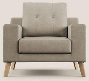 Danish poltroncina in tessuto morbido impermeabile T02 beige