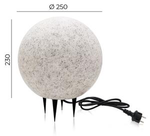 Luce da esterno decorativa GARDEN BALL 1xE27/40W/230V IP65 d. 25 cm