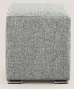 Cube pouf in tessuto morbido impermeabile T03 grigio chiaro