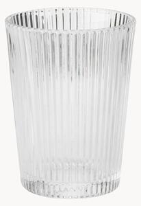 Set di 6 bicchieri con rilievo Pilastro