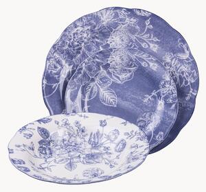 Servizio di piatti Fleurette Lilac 18 pz