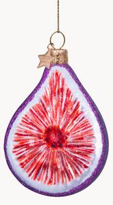 Pallina di Natale in vetro soffiato Purple Fig