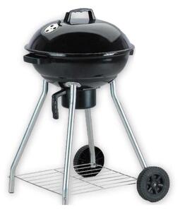 Barbecue Griglia Bbq Carbone Coperchio 2 Ruote Carbonella Giardino Acciaio Inox