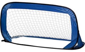 Porta Da Calcio Apertura Pop-Up 122x66cm Sport Esterno Calcetto Blu Penalty Zone