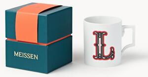 Westwing x MEISSEN, Tazza fatta a mano con motivo decorativo Initials