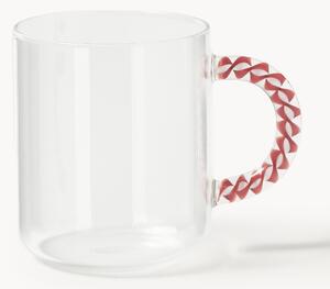 Set di 4 bicchieri in vetro soffiato borosilicato Neve