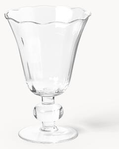 Set di 4 bicchieri da vino in vetro soffiato Tulya