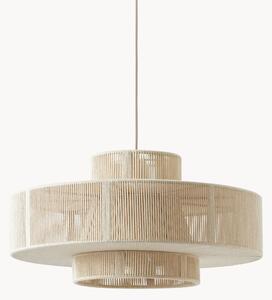 Lampada a sospensione grande in lino Lace