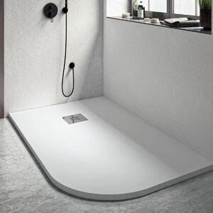Piatto Doccia Rettangolare Stondato 100x80 cm Appoggio a Sinistra Bonussi Karen
