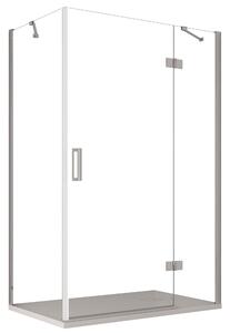 Box Doccia Angolare 70x80 cm 1 Anta Battente in Cristallo Trasparente 8mm H195 Bonussi Ilenia