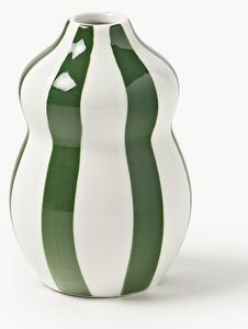 Vaso natalizio dipinto a mano Ellen, alt. 12 cm