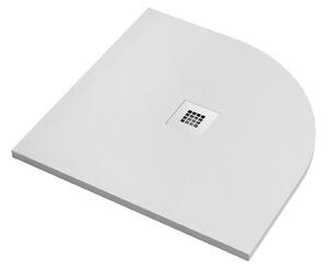 Piatto Doccia Semicircolare 100x100 cm in Pietra Bonussi Joy