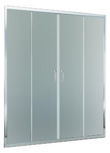 Porta Parete Doccia 172 cm 2 ante Scorrevoli Centrali in Cristallo Opaco 6mm H195 Bonussi Tosca