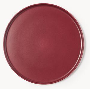 Set di 4 piatti piani fatti a mano Lowri