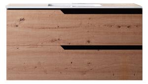 Mobile bagno 100 cm Sospeso Rovere Cartagena Boston Senza Specchio Bonussi