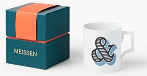 Westwing x MEISSEN, Tazza fatta a mano con motivo decorativo Initials