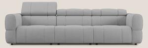 Giotto Divano modulare a 3 sedute con opzione relax elettrico in micro