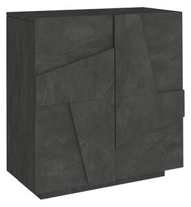 Scarpiera 2 Ante Battenti 81,2x39,2x86 cm Ping Ardesia