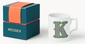 Westwing x MEISSEN, Tazza fatta a mano con motivo decorativo Initials