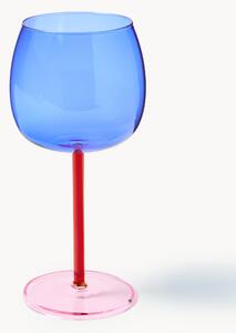 Set di 4 bicchieri da vino rosso in vetro soffiato Karisa