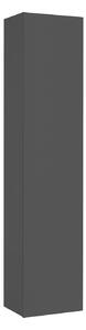 Armadio 1 Anta 40x30x180 cm Maruska Grigio Antracite Opaco