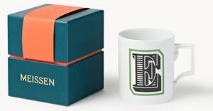 Westwing x MEISSEN, Tazza fatta a mano con motivo decorativo Initials
