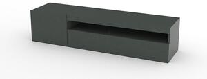 Mobile TV 2 Ante 154,9x40x36,5 cm Daiquiri Antracite Lucido