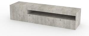 Mobile TV 2 Ante 154,9x40x36,5 cm Daiquiri Cemento