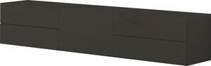Mobile TV 1 Anta 4 Cassetti 170x40x35,2 cm Metis Antracite Lucido