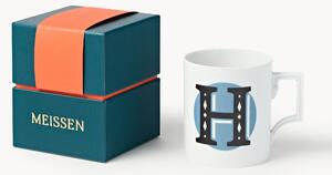 Westwing x MEISSEN, Tazza fatta a mano con motivo decorativo Initials