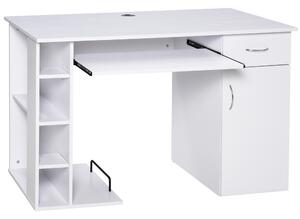 Scrivania Sweetcrispy 120 Cm Con Cassetti E Organizer: La Tua Postazione Smart Per Casa E Ufficio!