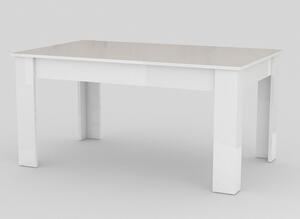 Tavolo Allungabile 90x140/190x75 cm Jesi Bianco Lucido
