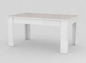 Tavolo Allungabile 160/210x90x75 cm Jesi Bianco Lucido