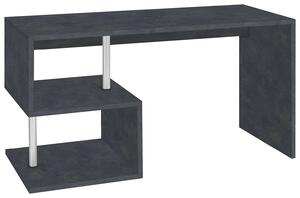 Scrivania con 2 Ripiani 140x60x77,5 cm Esse Ardesia