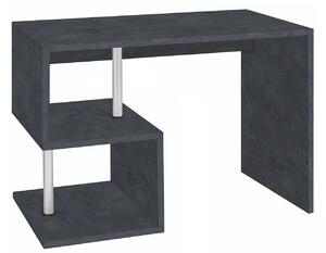 Scrivania con 2 Ripiani 100x50x77,5 cm Esse Ardesia