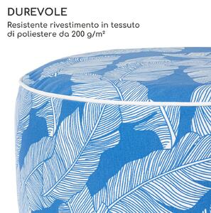 Blumfeldt Cloudio Sgabello Gonfiabile 55 x 28 cm (OxA) PVC/Poliestere blu