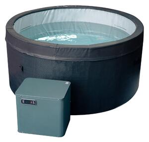 Vasca Idromassaggio Bagno di Ghiaccio da 3°C a 42°C Ø156x70 cm 3kW NetSpa Ice Grigia