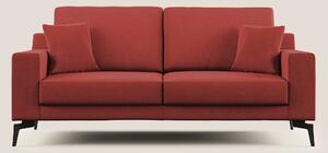 Prestige divano moderno in microfibra smacchiabile T11 rosso