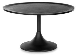 Besoa Big Visby tavolino da salotto 70x41,5cm (OxA) metallo legno multiplex impiallacciatura in legno di quercia